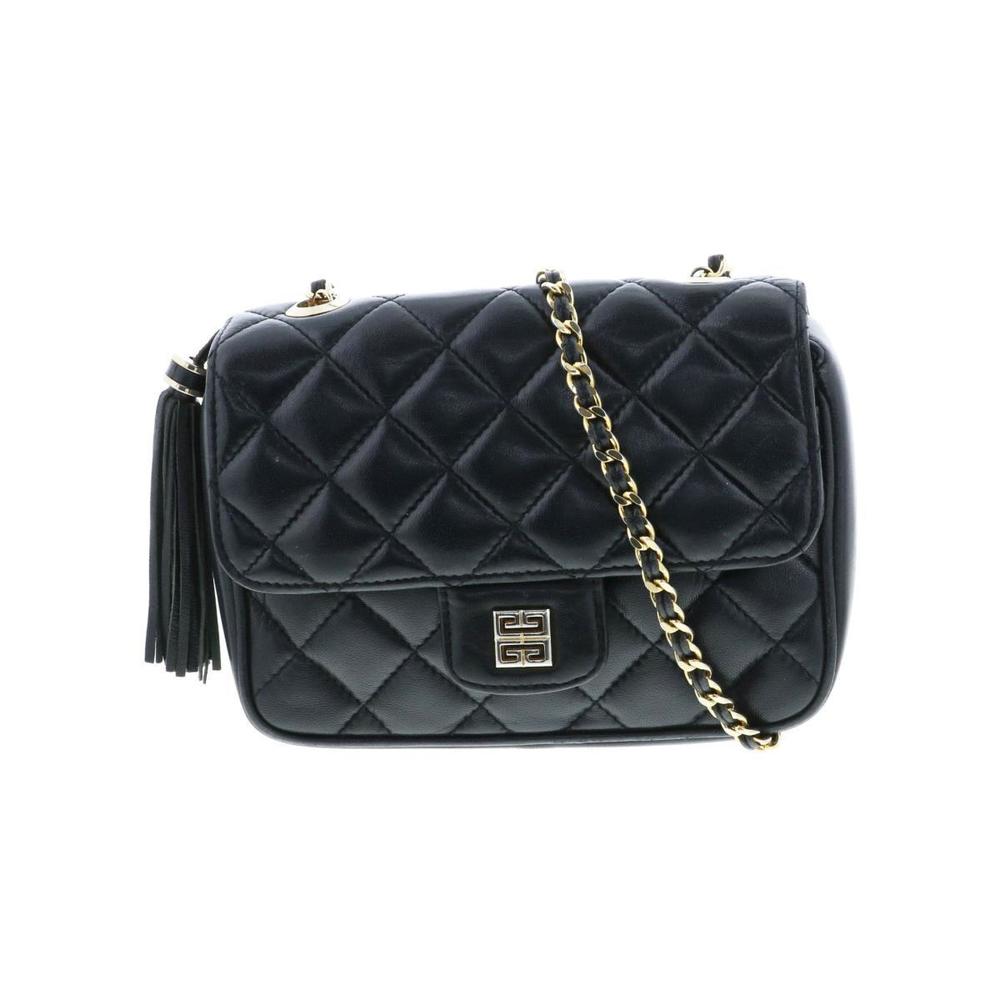 Givenchy Mattress Fringe Chain Shoulder Bag Black